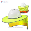 Hallo Viz Mesh Helm Sunshield Beschützer High Visibility Reflektierende Full Brim Hard Hat Sonnenschutz für Arbeiten im Freien